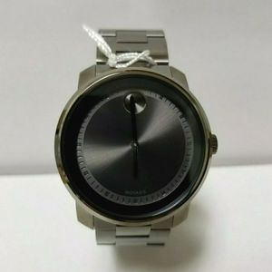 Nib movado bold grey men's watch